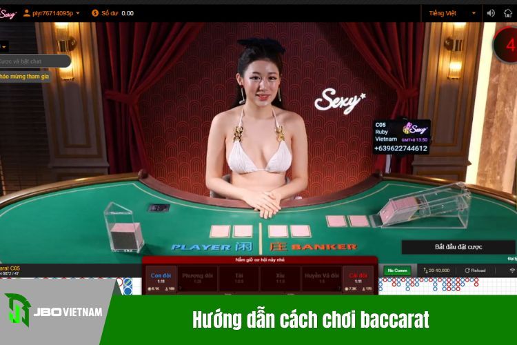 Hướng dẫn cách chơi baccarat