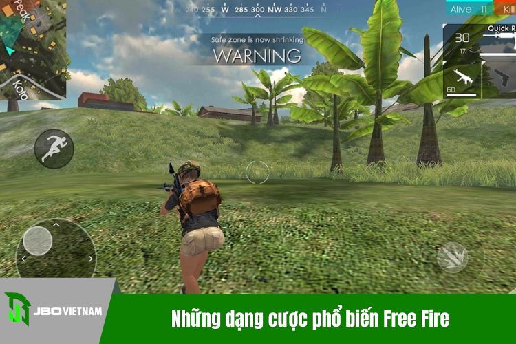 Những dạng cược phổ biến nhất khi cá cược Free Fire